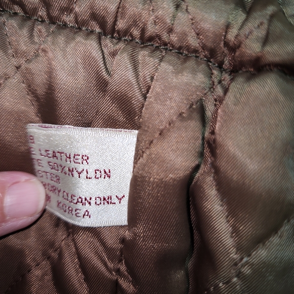 ADAM SPENCER GUC MENS SZ 44 DISTRESSED LEATHER MOTO JACKET - Picture 9 of 14